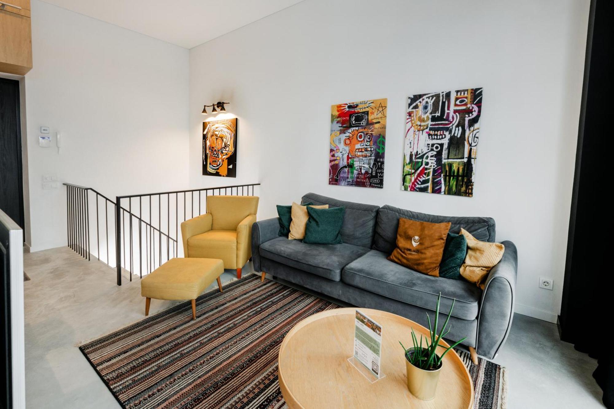 Modern And Spacious Loft Type Apartment 8 With Free Private Parking By "Owl Jazz Apartments" Kowno Zewnętrze zdjęcie