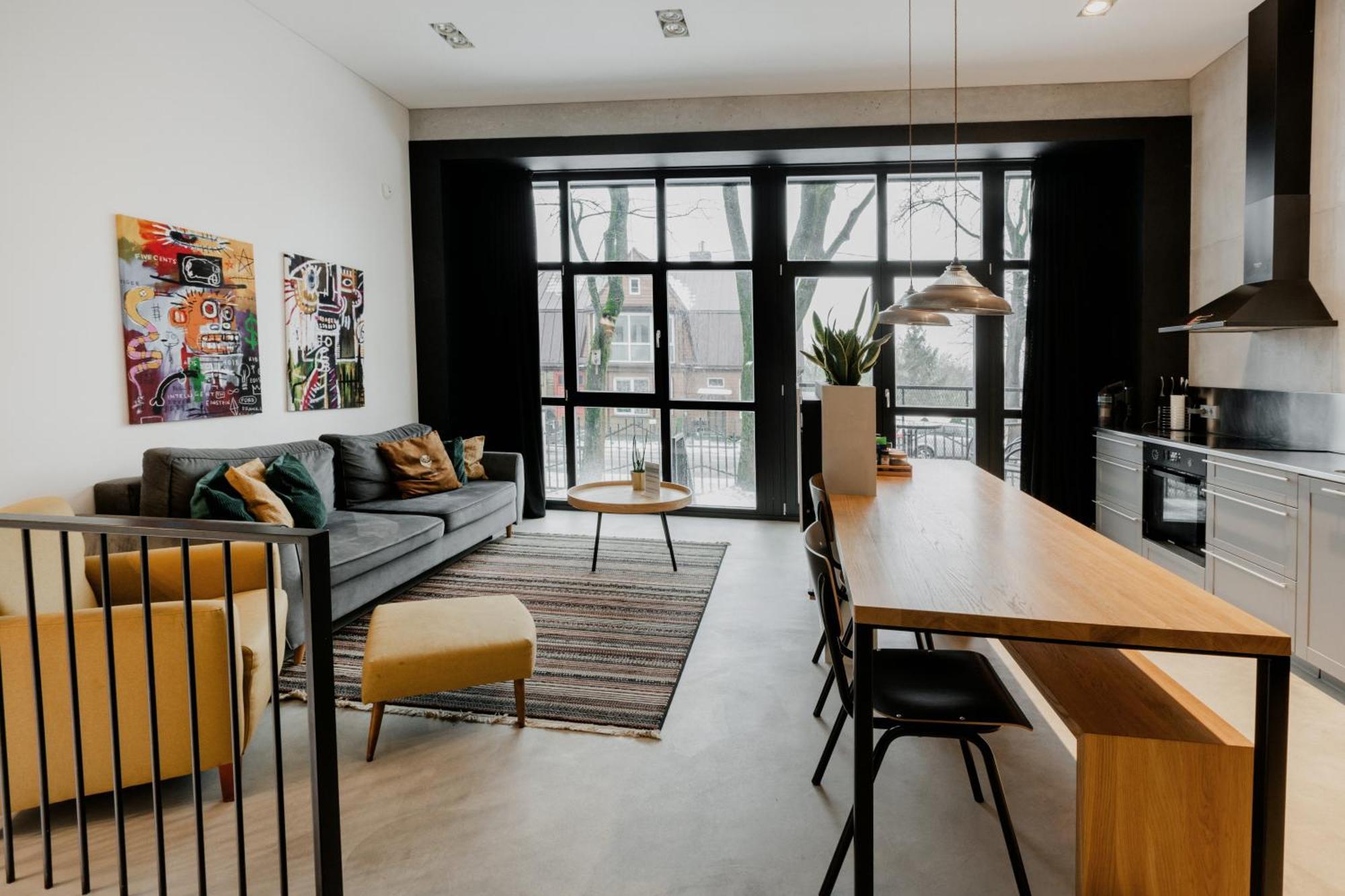 Modern And Spacious Loft Type Apartment 8 With Free Private Parking By "Owl Jazz Apartments" Kowno Zewnętrze zdjęcie